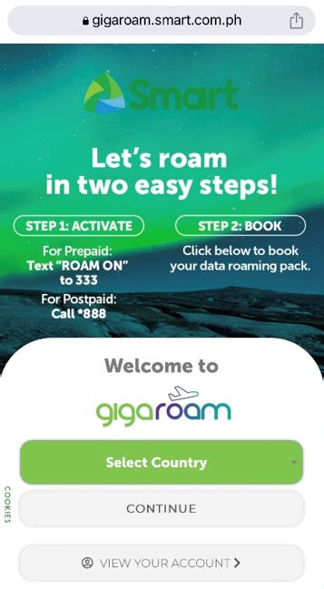 smart roaming sim|How to Activate Roaming for Smart Prepaid and Postpaid.